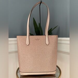 Kate Spade Tinsel Tote in Rose Gold